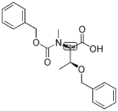 N-ALPHA-BENZYLOXYCARBONYL-N-ALPHA-METHYL-O-BENZYL-D-THREONINE 结构式