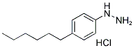 4-N-HEXYLPHENYLHYDRAZINE HYDROCHLORIDE 结构式