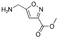 METHYL 5-(AMINOMETHYL)ISOXAZOLE-3-CARBOXYLATE 结构式