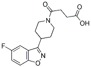 1-PIPERIDINEBUTANOIC ACID, 4-(5-FLUORO-1,2-BENZISOXAZOL-3-YL)-GAMMA-OXO- 结构式