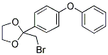 1,3-DIOXOLANE, 2-(BROMOMETHYL)-2-(4-PHENOXYPHENYL)- 结构式