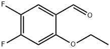 2-乙氧基-4,5-二氟苯甲醛 结构式