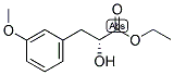 (R)-2-HYDROXY-3-(3-METHOXY-PHENYL)-PROPIONIC ACID ETHYL ESTER 结构式