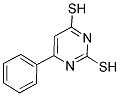 6-PHENYLPYRIMIDINE-2,4-DITHIOL 结构式