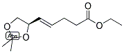 ETHYL-6(R),7-ISOPROPYLIDENEDIOXY-HEPT-4-ENOATE 结构式