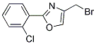 4-BROMOMETHYL-2-(2-CHLORO-PHENYL)-OXAZOLE 结构式