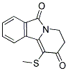1-(METHYLTHIO)-3,4-DIHYDROPYRIDO[2,1-A]ISOINDOLE-2,6-DIONE 结构式