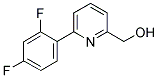 [6-(2,4-DIFLUOROPHENYL)PYRIDIN-2-YL]METHANOL 结构式
