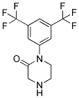1-(3,5-Bis-trifluoromethyl-phenyl)-piperazin-2-one 结构式