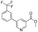 Methyl 5-[3-(trifluoromethyl)phenyl]nicotinate 结构式