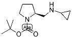 (S)-2-CYCLOPROPYLAMINOMETHYL-PYRROLIDINE-1-CARBOXYLIC ACID TERT-BUTYL ESTER 结构式