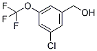 3-CHLORO-5-(TRIFLUOROMETHOXY)BENZYL ALCOHOL 结构式