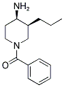 cis-1-Benzoyl-3-propylpiperidin-4-amine 结构式