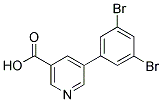 5-(3,5-DIBROMOPHENYL)NICOTINIC ACID 结构式