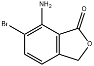 7-AMINO-6-BROMO-3 H-ISOBENZOFURAN-1-ONE 结构式