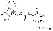 FMOC-D-METYR-OH 结构式