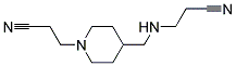 3-(4-[(2-CYANO-ETHYLAMINO)-METHYL]-PIPERIDIN-1-YL)-PROPIONITRILE 结构式