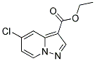 5-CHLORO-PYRAZOLO[1,5-A]PYRIDINE-3-CARBOXYLIC ACID ETHYL ESTER 结构式