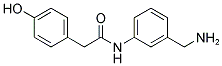 N-(3-AMINOMETHYL-PHENYL)-2-(4-HYDROXY-PHENYL)-ACETAMIDE 结构式