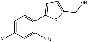 [5-(2-AMINO-4-CHLORO-PHENYL)-FURAN-2-YL]-METHANOL 结构式