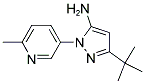 5-TERT-BUTYL-2-(6-METHYL-PYRIDIN-3-YL)-2H-PYRAZOL-3-YLAMINE 结构式