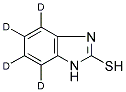 2-Mercaptobenzimidazole-4,5,6,7-d4 结构式