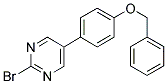 5-(4-BENZYLOXYPHENYL)-2-BROMOPYRIMIDINE 结构式