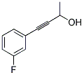4-(3-FLUOROPHENYL)-3-BUTYN-2-OL 结构式