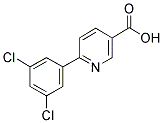 6-(3,5-DICHLOROPHENYL)NICOTINIC ACID 结构式