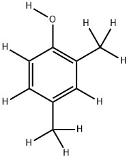 2,4-二甲基苯酚-D10 结构式