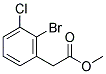 2-BROMO-3-CHLOROPHENYLACETIC ACID METHYL ESTER 结构式