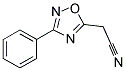 (3-PHENYL-1,2,4-OXADIAZOL-5-YL)ACETONITRILE 结构式