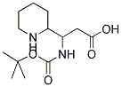 3-TERT-BUTOXYCARBONYLAMINO-3-PIPERIDIN-2-YL-PROPIONIC ACID 结构式