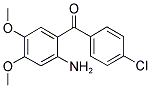 (2-AMINO-4,5-DIMETHOXY-PHENYL)-(4-CHLORO-PHENYL)-METHANONE 结构式