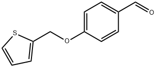 4-(THIOPHEN-2-YLMETHOXY)-BENZALDEHYDE 结构式
