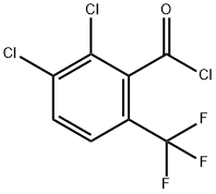 2,3-dichloro-6-(trifluoromethyl)benzoyl chloride 结构式