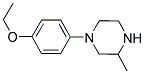 1-(4-ETHOXYPHENYL)-3-METHYLPIPERAZINE 结构式