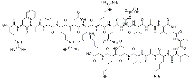 H-ARG-PHE-ALA-VAL-ARG-ASP-MET-ARG-GLN-PTHR-VAL-ALA-VAL-GLY-VAL-ILE-LYS-ALA-VAL-ASP-LYS-LYS-OH 结构式