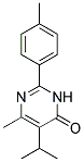 5-ISOPROPYL-6-METHYL-2-P-TOLYL-3H-PYRIMIDIN-4-ONE 结构式