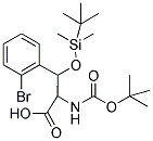 3-(2-BROMO-PHENYL)-2-TERT-BUTOXYCARBONYLAMINO-3-(TERT-BUTYL-DIMETHYL-SILANYLOXY)-PROPIONIC ACID 结构式