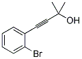 4-(2-BROMOPHENYL)-2-METHYL-3-BUTYN-2-OL 结构式