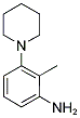 2-METHYL-3-PIPERIDIN-1-YL-PHENYLAMINE 结构式