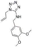 1-ALLYL-N-(3,4-DIMETHOXYBENZYL)-1H-TETRAZOL-5-AMINE 结构式