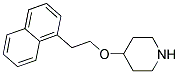 4-[2-(1-NAPHTHYL)ETHOXY]PIPERIDINE 结构式