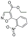 ETHYL-5-(2-NITROPHENYL)-ISOXAZOLE-4-CARBOXYLATE 结构式