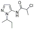 N-(1-SEC-BUTYL-1H-PYRAZOL-5-YL)-2-CHLOROPROPANAMIDE 结构式