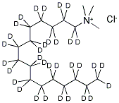 HEXADECYL-D33-TRIMETHYLAMMONIUM CHLORIDE 结构式