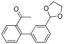 1-[3'-(1,3-DIOXOLAN-2-YL)[1,1'-BIPHENYL]-2-YL]ETHANONE 结构式