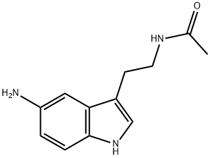 5-AMINO-N-ACETYLTRYPTAMINE 结构式