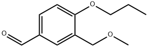 3-(甲氧基甲基)-4-丙氧基苯甲醛 结构式